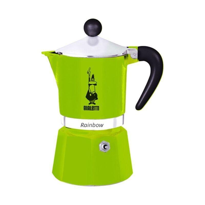 Bialetti Rainbow Espresso Maker 250ml - Green (Makes 6 Cups), , medium