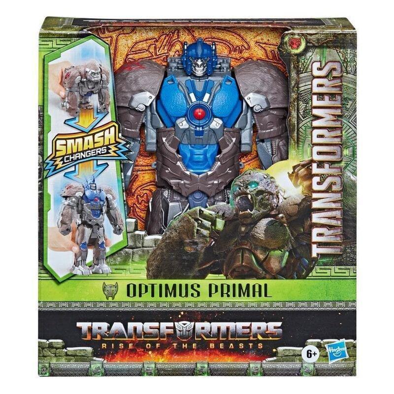Hasbro Transformers Toys Transformers: Rise of the Beasts Smash Changer Optimus Primal 9-inch Action Figure, , large image number 1
