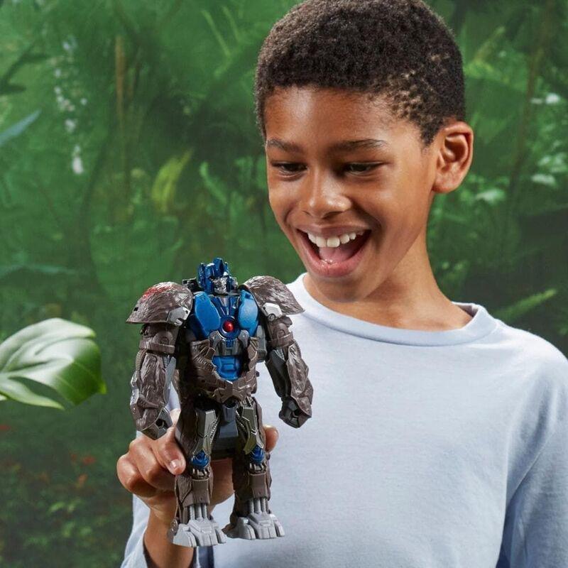 Hasbro Transformers Toys Transformers: Rise of the Beasts Smash Changer Optimus Primal 9-inch Action Figure, , large image number 6