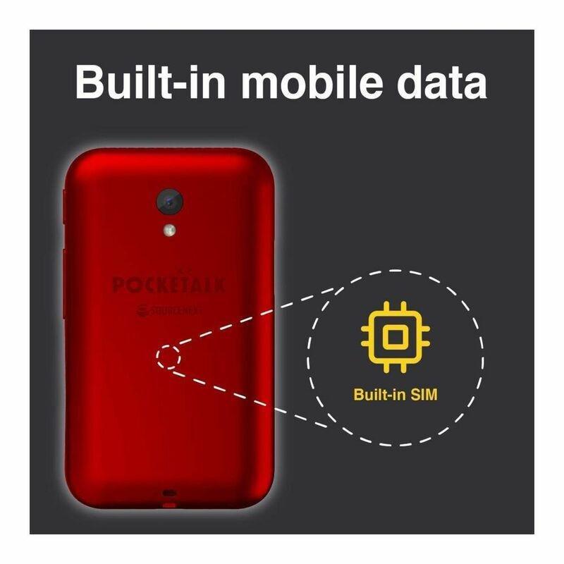 Pocketalk S Portable Language Translator Esim Red, , large image number 1