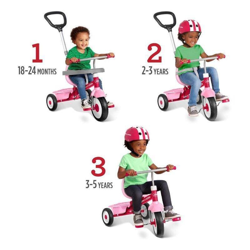 Radio Flyer 3-in-1 Stroll N Trike - Pink, , large image number 2
