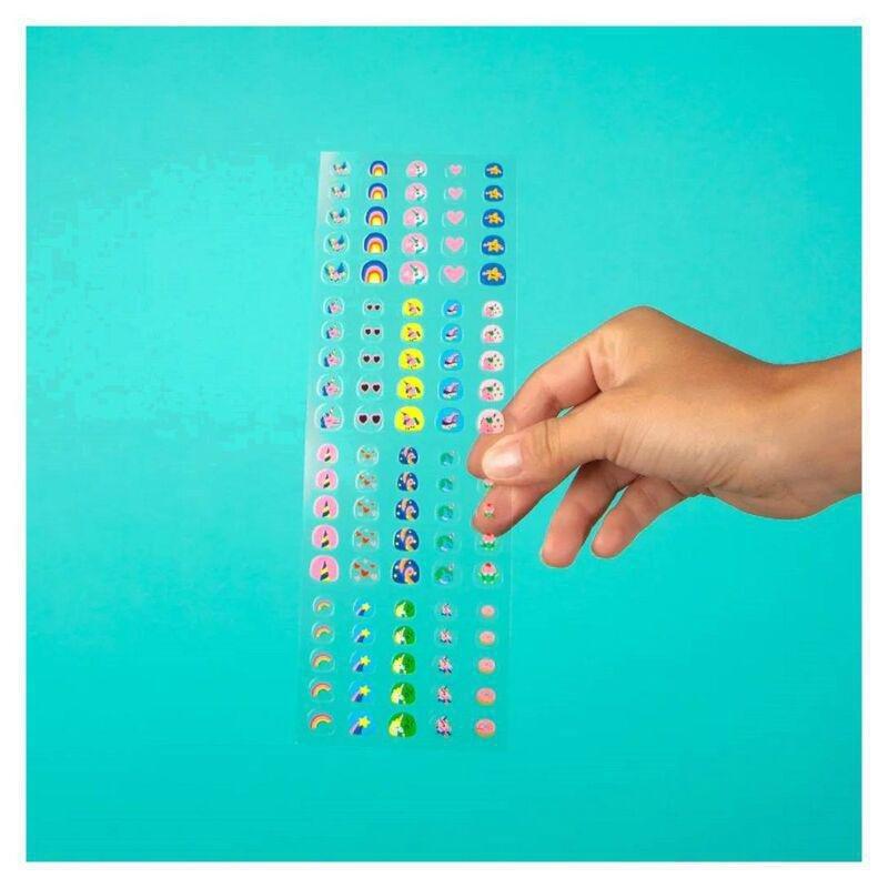 Omy Nail Stickers Lily Pink, , large image number 1