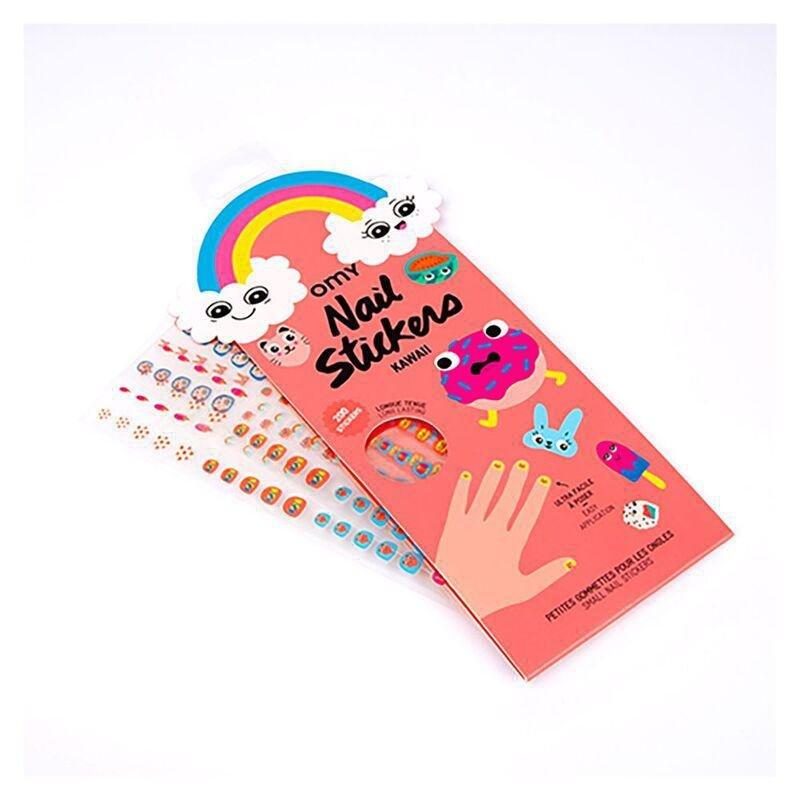 Omy Nail Stickers Kawaii Orange, , large image number 0