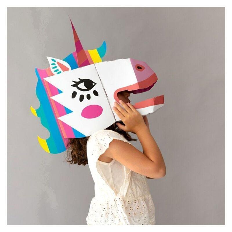Omy 3D Mask Unicorn Pink, , large image number 3