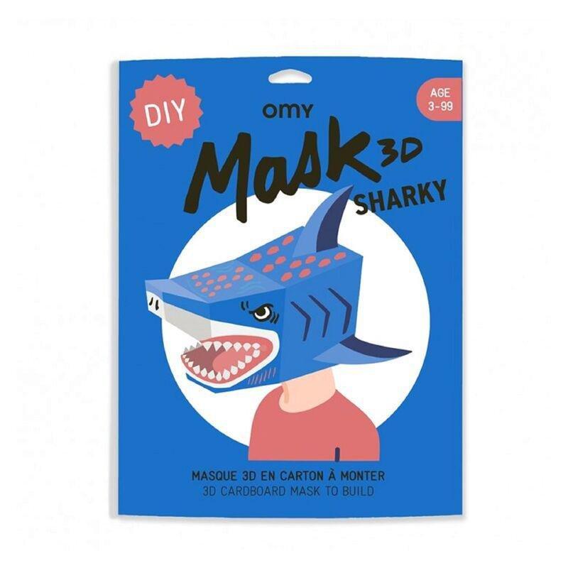 Omy 3D Mask Sharky Blue, , large image number 0