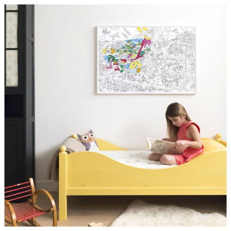 Omy Large Poster Dino White And Yellow Green, , large image number 2