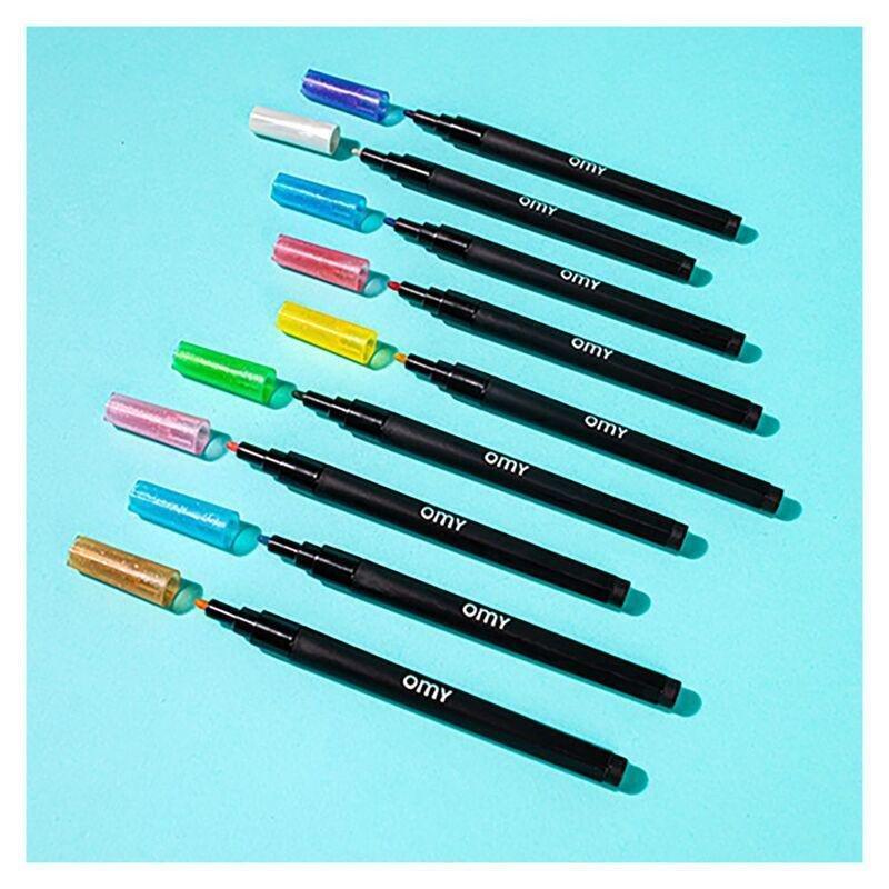 Omy 10 Markers Glitter, , large image number 1