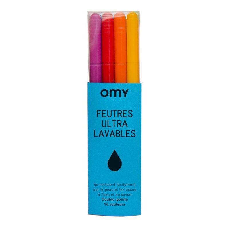 Omy Box Of 16 Felt Pen Washable, , large image number 3