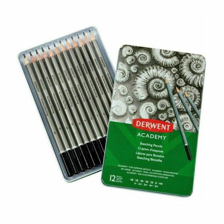Derwent Academy Sketching Drawing Pencils (Pack of 12), , large image number 0