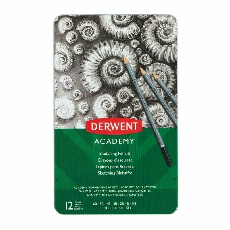 Derwent Academy Sketching Drawing Pencils (Pack of 12), , large image number 1