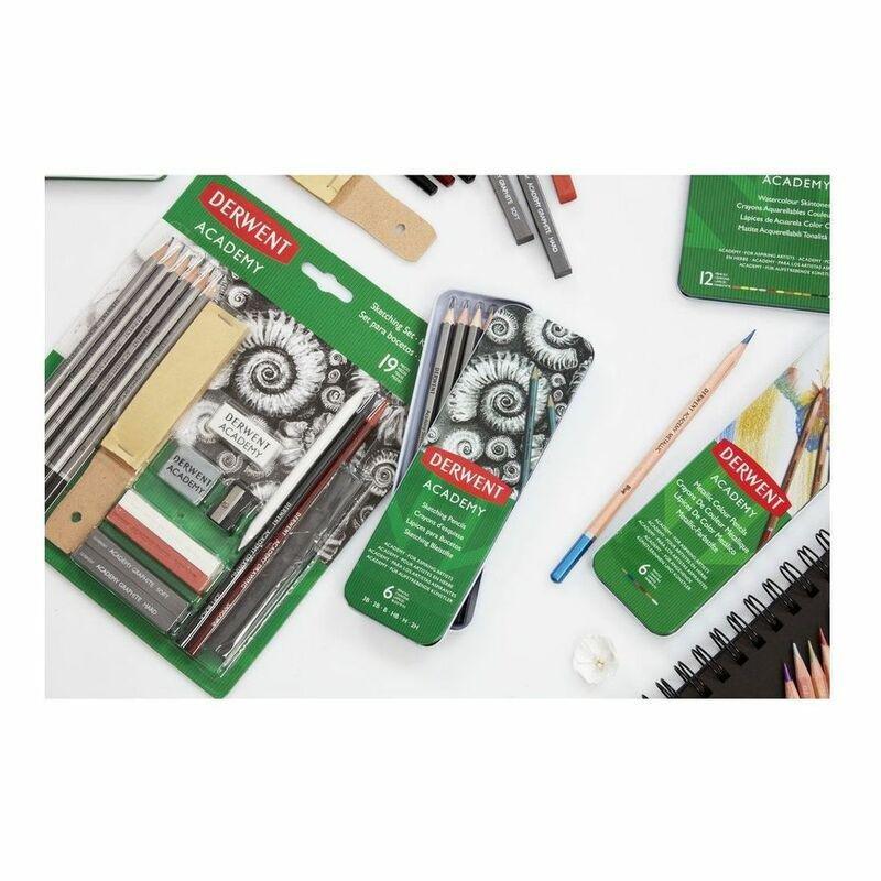 Derwent Academy Sketching Pencils 6 Pack