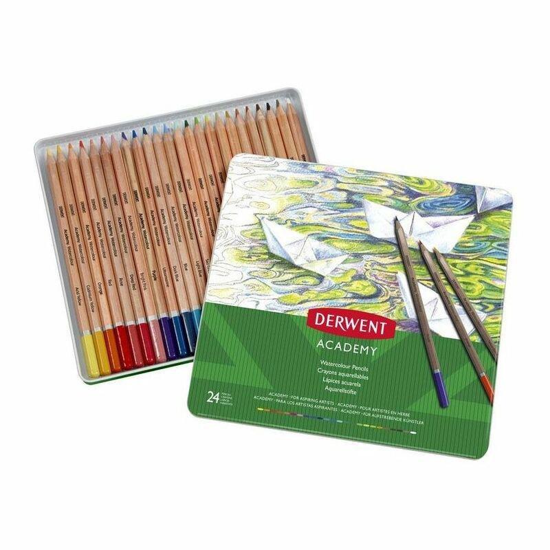 Derwent Academy Watercolour Colour Pencils (Set of 24), , large image number 0
