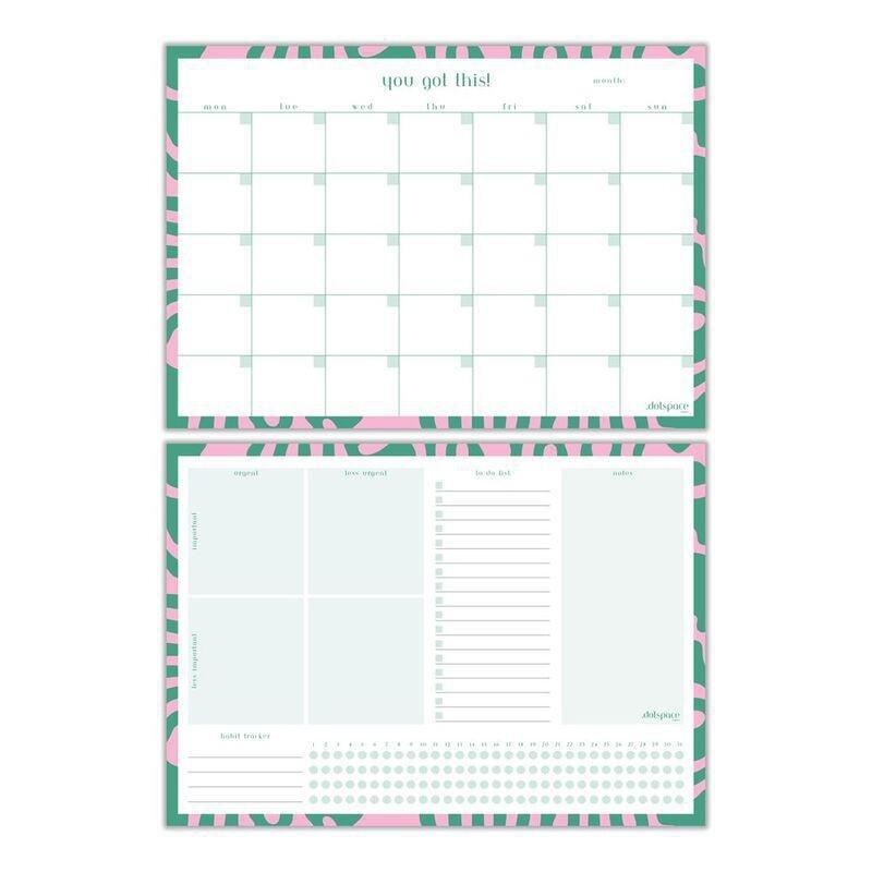 DOTSPACE You Got This! Monthly Planner Notepad, , medium