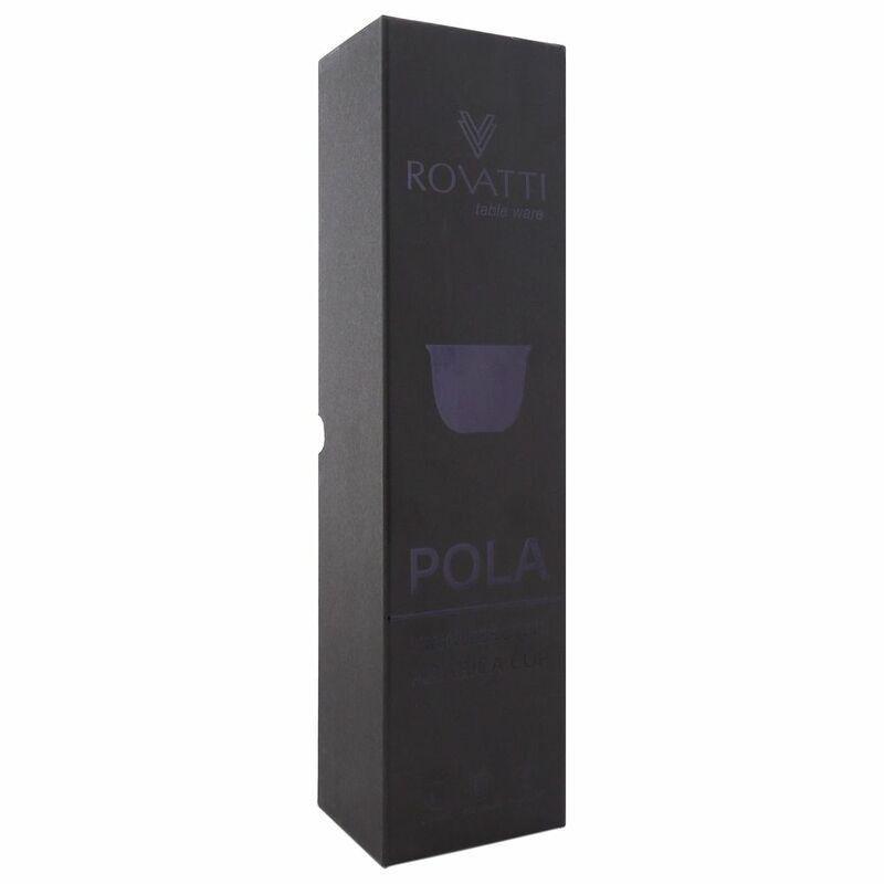 Rovatti Pola Arabica Stainless Steel Cup UAE Green 80ml (Set of 6), , large image number 1