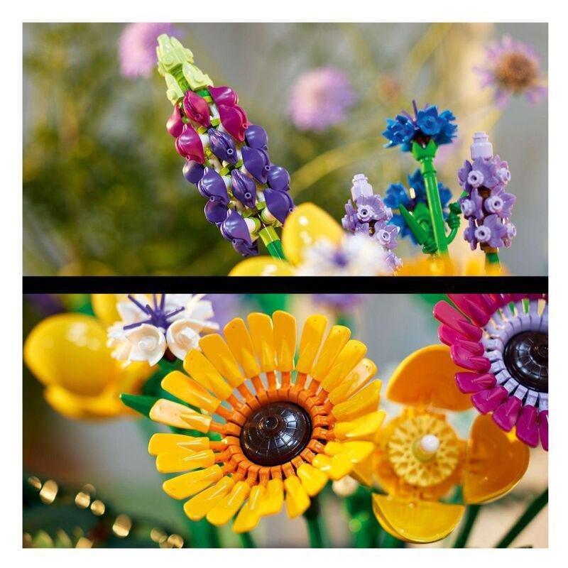 LEGO Icons Wildflower Bouquet Building Toy Set 10313 (939 Pieces), , large image number 6