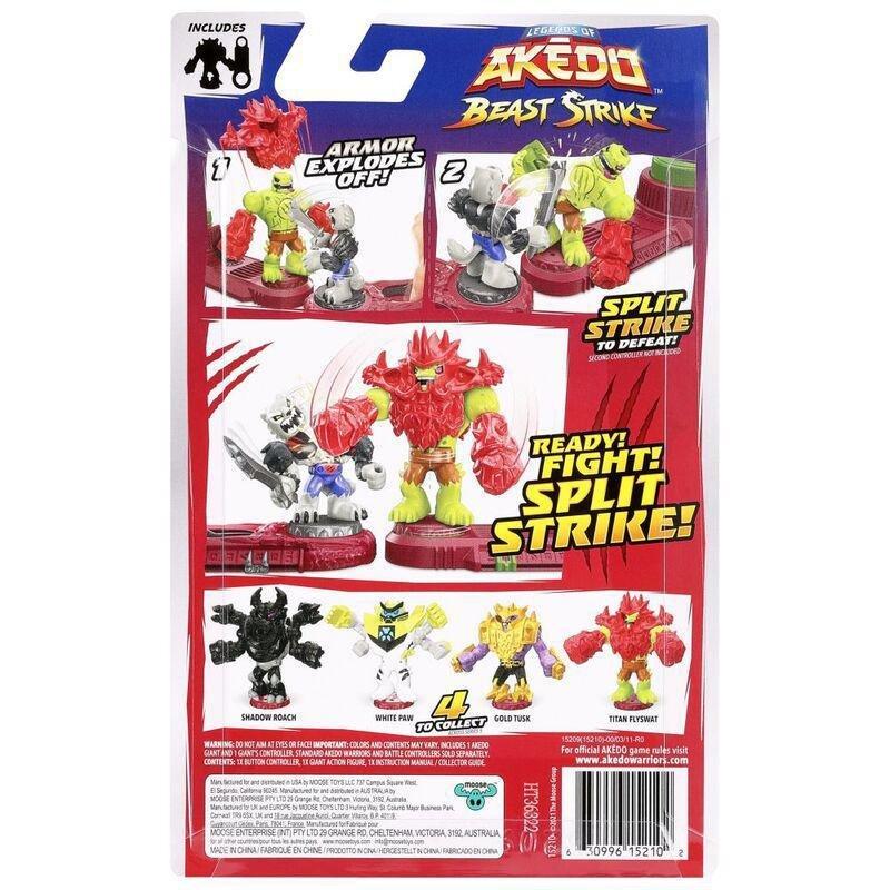Legends Of Akedo Beast Strike Battle Giants Gold Tusk Single Pack 15210, , large image number 1