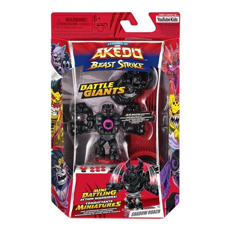 Legends Of Akedo Beast Strike Battle Giants Shadow Roach Single Pack 15212, , large image number 0