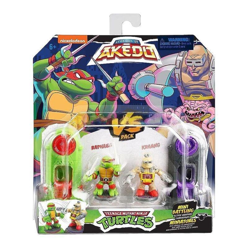 Legends Of Akedo Tmnt Raphael Vs Kraang Mini Battling Action Warriors 15245, , large image number 1