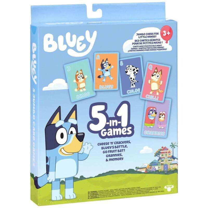 Bluey 5 In 1 Games Cards Set 13032, , medium