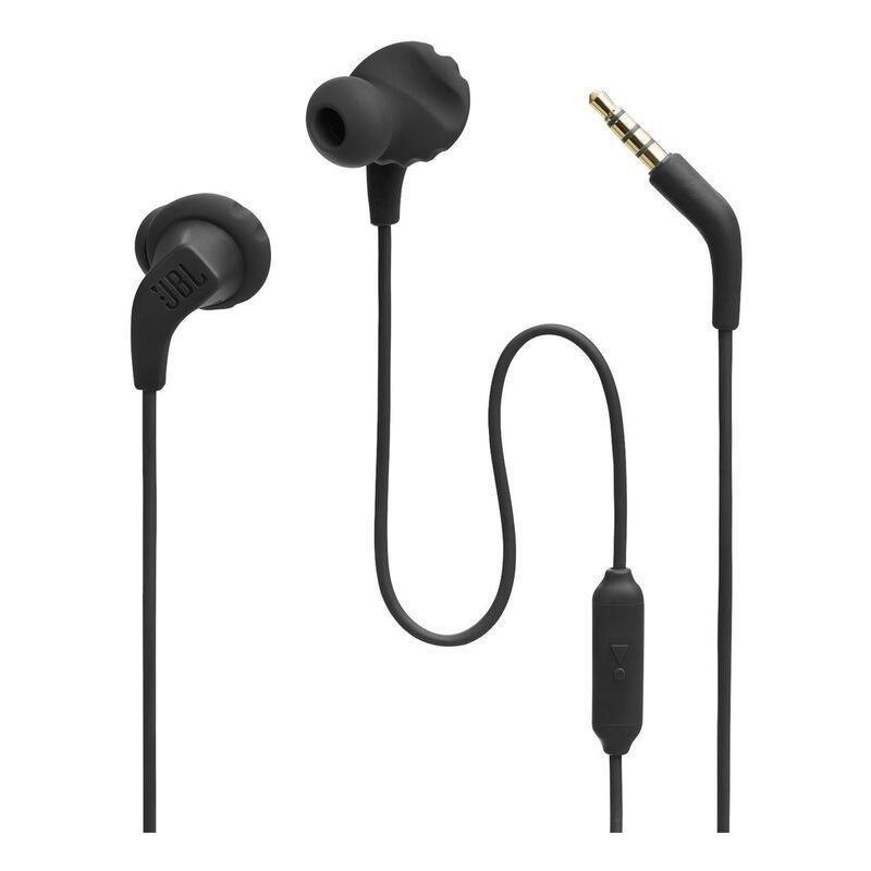 JBL Endurance Run2 Wired Waterproof Wired Sports In-Ear Headphones - Black, , medium