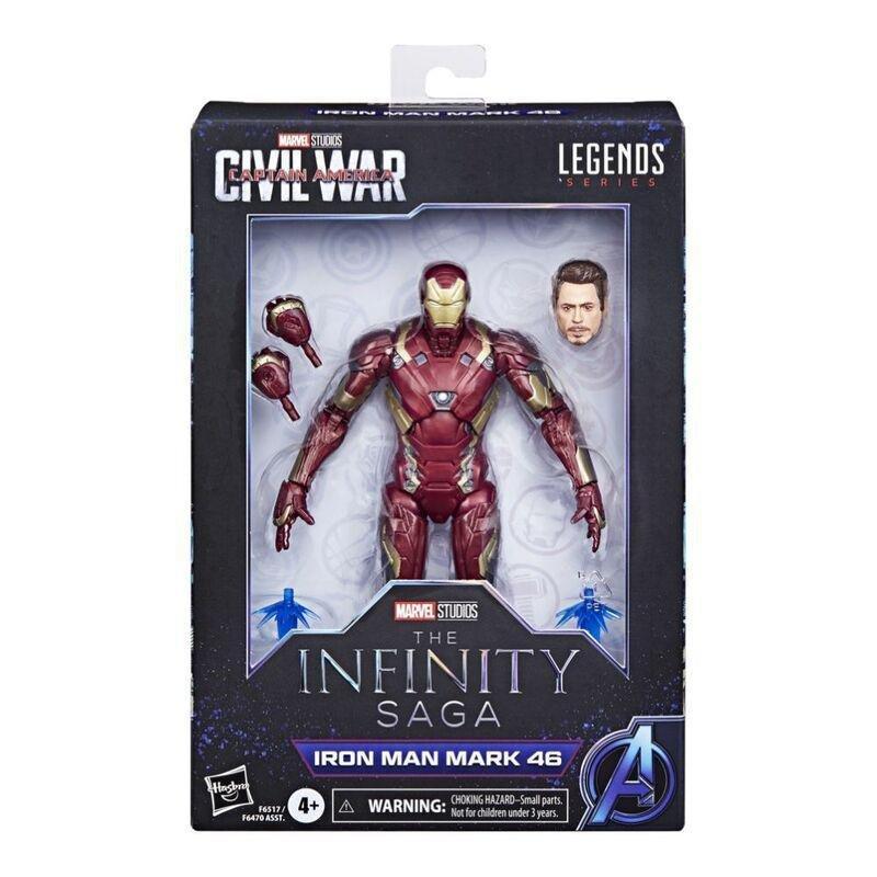 Hasbro Marvel Legends Series Captain America Civil War Iron Man Mark 46 6 Inch Action Figure F6517, , large image number 0