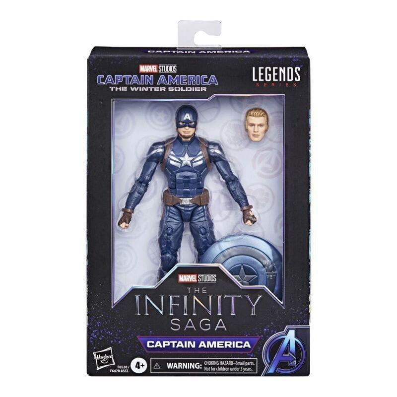 Hasbro Marvel Legends Series Captain America The Winter Soldier Captain America 6 Inch Action Figure F6520, , large image number 0