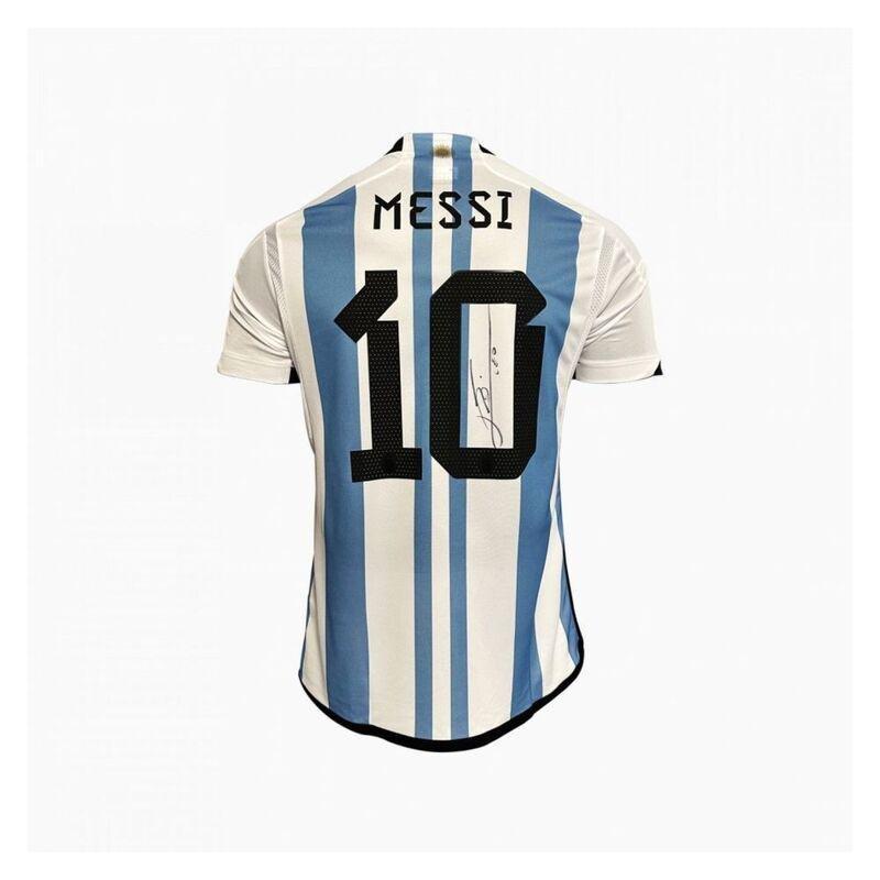 The Collect Room - Lionel Messi Official Back Signed Argentina 2022 Home Jersey, , large image number 1