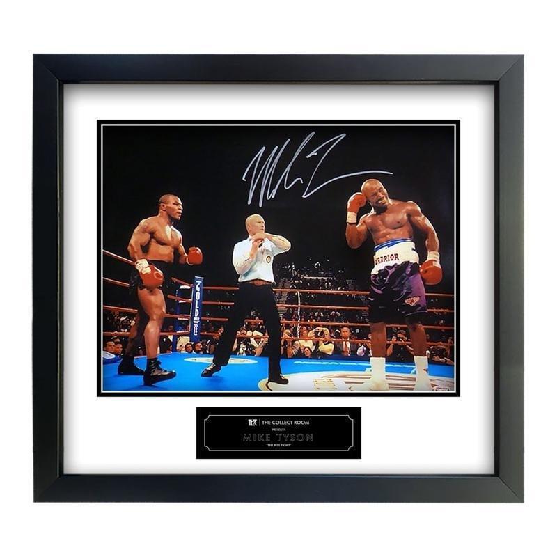 The Collect Room - Mike Tyson Signed 20X16 Vs Evander Holyfield Framed Image, , large image number 0