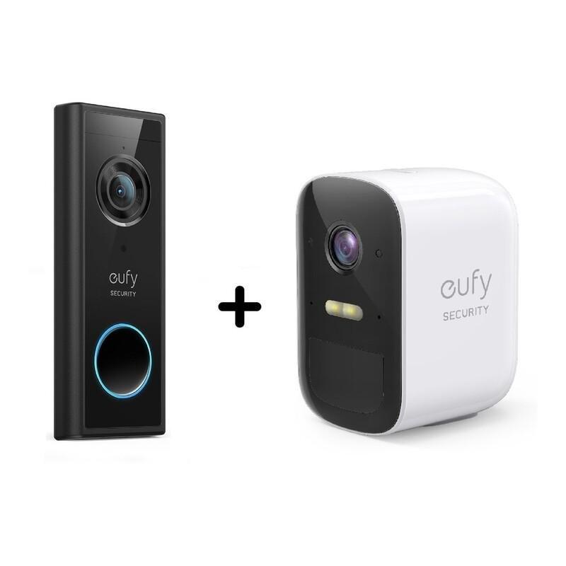 Eufy Video Doorbell 2K Kit + Eufy Cam 2C Pro Add On Camera (Bundle), , large image number 0