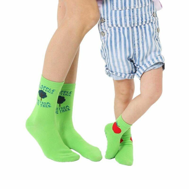Living Royal Me and Mini Apple Adult/Todder Socks (2 Pairs), , large image number 0