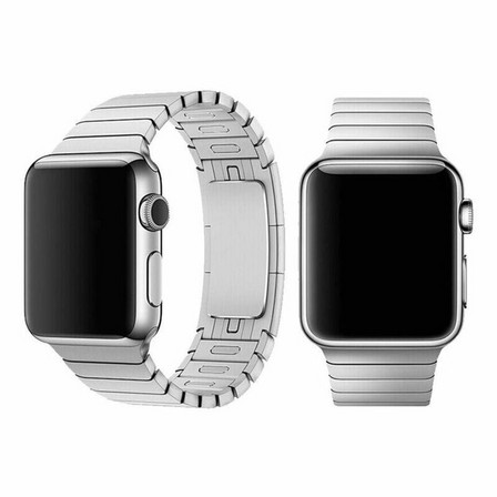 DEVIA - Devia Elegant Series Link Bracelet for Apple Watch 44mm Silver (Compatible with Apple Watch 42/44/45mm)