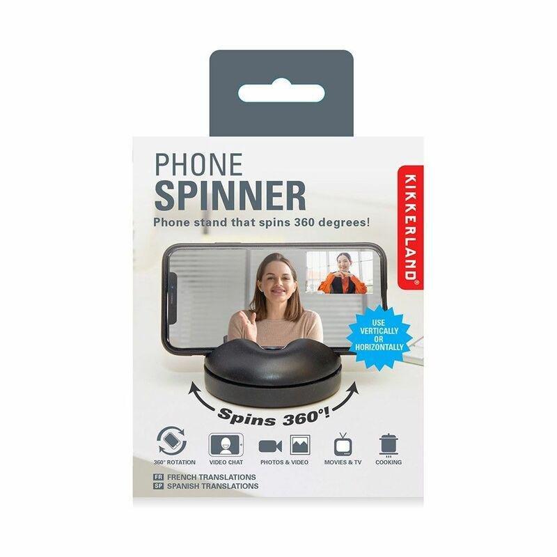 Kikkerland Selfie Spinner Black, , large image number 1