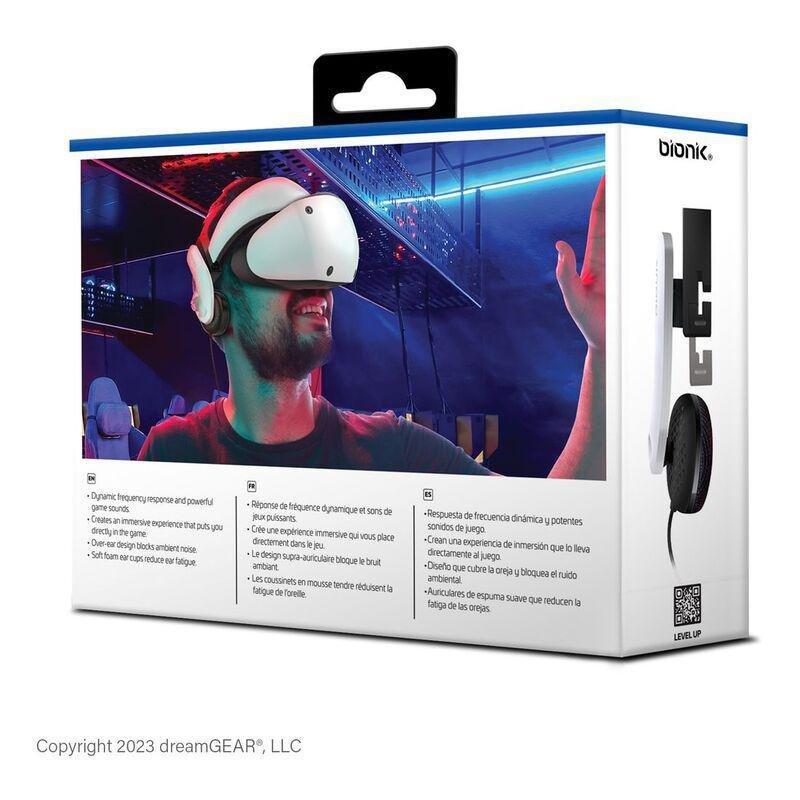 Bionik Immersive Detachable On-Ear Headphone For PS VR2, , large image number 1