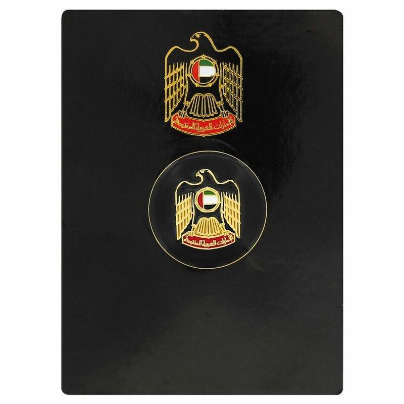 Rovatti Large UAE Badge Black, , medium