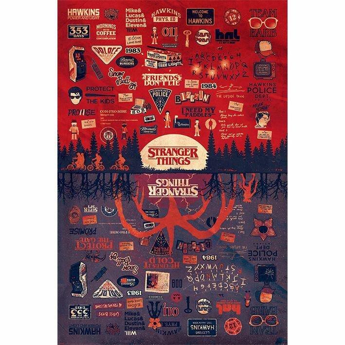 Pyramid Posters Stranger Things The Upside Down Maxi Poster (61 x 91.5 cm), , medium