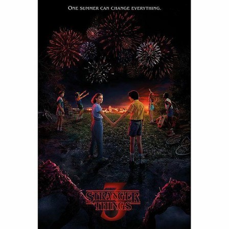 PYRAMID POSTERS - Pyramid Posters Stranger Things One Summer Maxi Poster (61 x 91.5 cm)