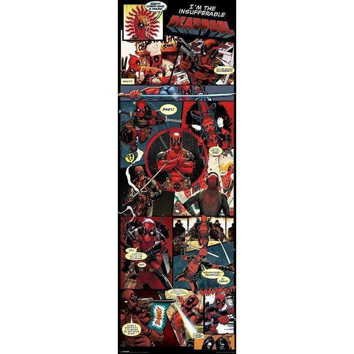 Pyramid Posters Marvel Deadpool Panels Door Poster (53 x 158 cm), , medium