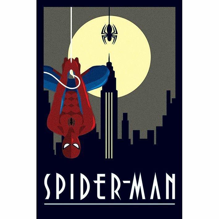 Pyramid Posters Marvel Deco Spider-Man Hanging Maxi Poster (61 x 91.5 cm), , large image number 0