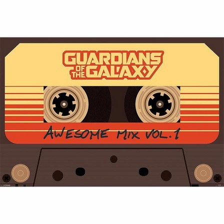 PYRAMID POSTERS - Pyramid Posters Marvel Guardians Of The Galaxy Awesome Mix Vol 1 Maxi Poster (61 x 91.5 cm)