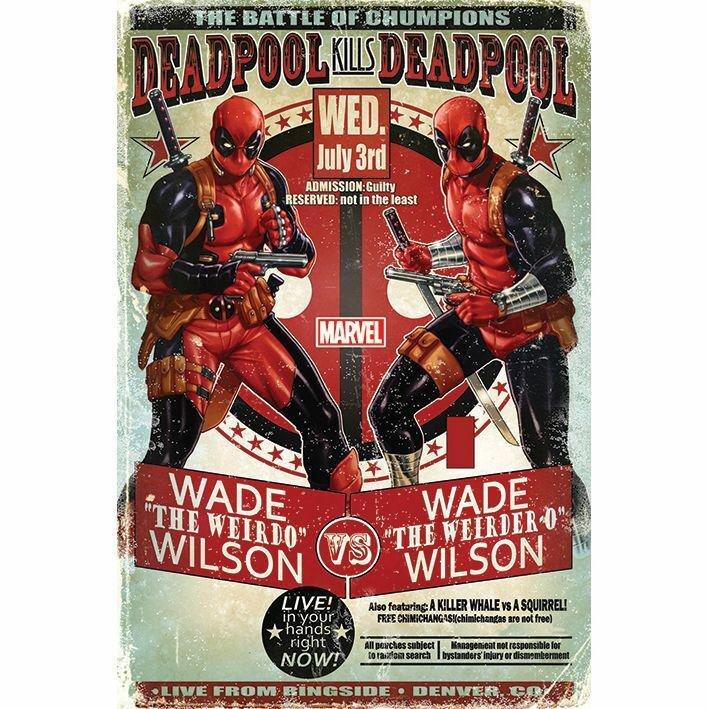 Pyramid Posters Marvel Deadpool Wade Vs Wade Maxi Poster (61 x 91.5 cm), , medium