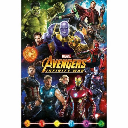 PYRAMID POSTERS - Pyramid Posters Marvel Avengers Infinity War Characters Maxi Poster (61 x 91.5 cm)