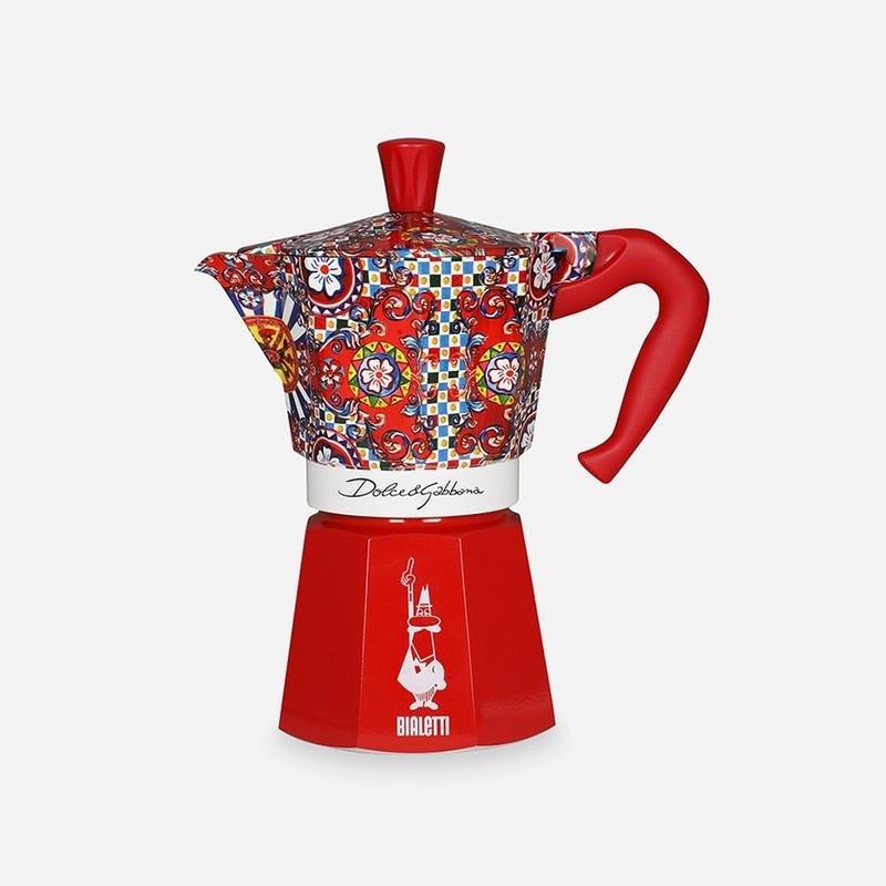 Bialetti D&G Moka Espresso Maker 250ml - Red (Makes 6 Cups), , medium