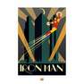 PYRAMID POSTERS - Pyramid Posters Marvel Deco Iron Man Art Print (60 x 80 cm)