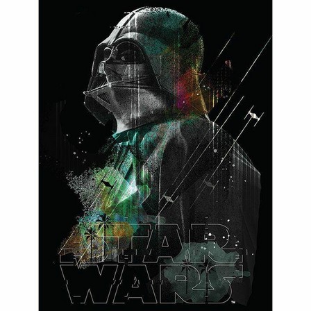 PYRAMID POSTERS - Pyramid Posters Star Wars Rogue One Darth Vader Lines Canvas Print (60 x 80 cm)