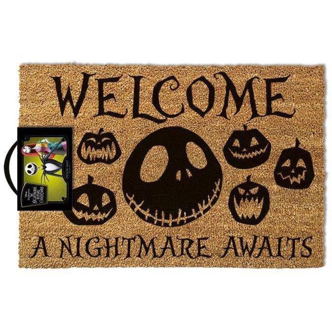 Pyramid International Nightmare Before Christmas A Nightmare Awaits Doormat (40 x 60 cm), , large image number 0