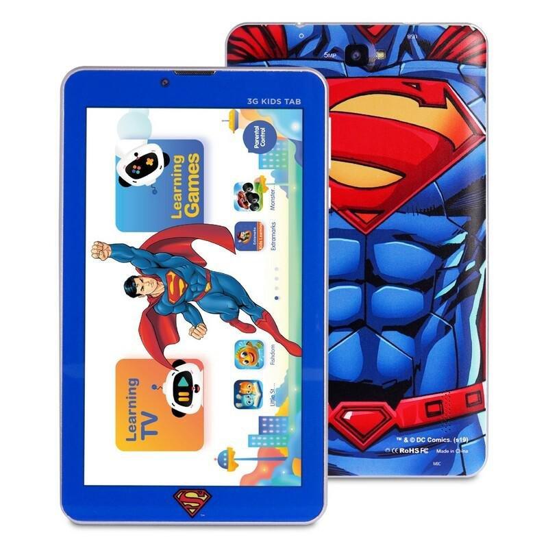 Touchmate Superman 7 Inch 3G Calling Kids Tablet Blue, , large image number 4