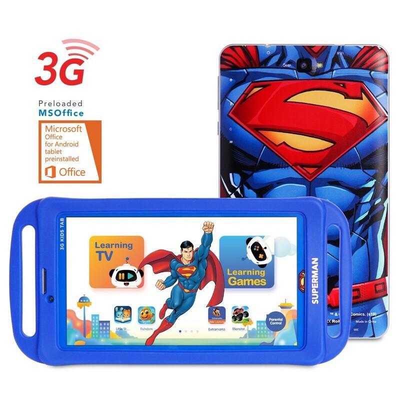 Touchmate Superman 7 Inch 3G Calling Kids Tablet Blue, , large image number 5