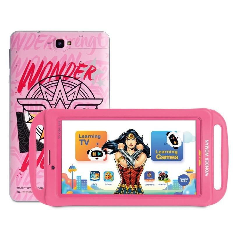 Touchmate Wonder Woman 7 Inch 3G Calling Kids Tablet Pink, , large image number 2