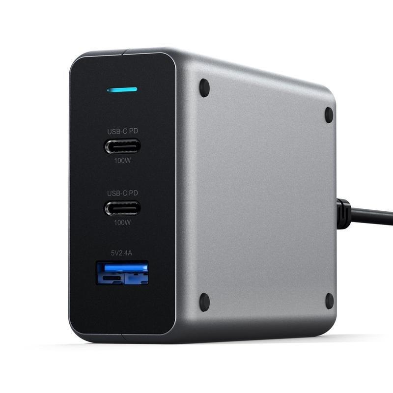 Satechi 100W Type-C PD Gan Compact Charger Space Gray, , medium