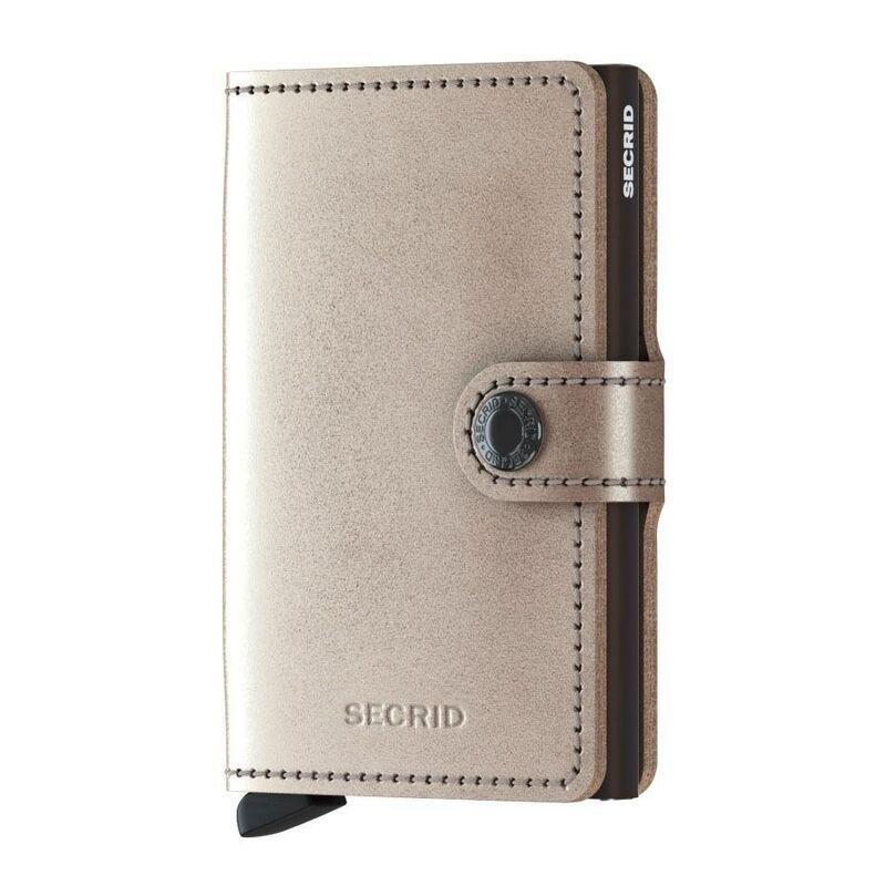 Secrid Miniwallet Leather Metallic Champagne, , large image number 0